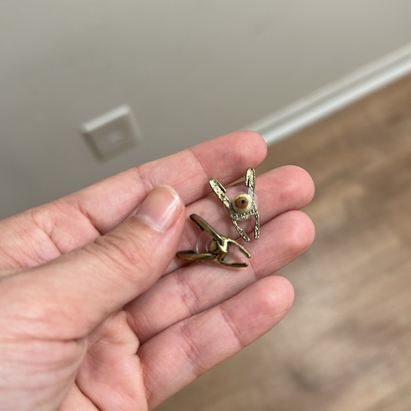 MARVEL | Loki Avengers Gold Stud Earrings - Picture 3 of 3